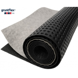 Мембрана проф. Gruntflex Drenaj 680 с геотекстил / 40 м² / Дл. 20 пог. м / Шир. 2000 мм / 680 гр/м²