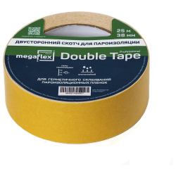 Двухсторонняя клейка для пароизоляции Megaflex Doble Tape (38мм 25м)