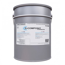 Полиуретановое покрытие с повышенной химической стойкостью S-COMPOSIT CARBON (5кг)
