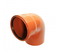 Отвод Ø110×90° рыжий Flextron (15)