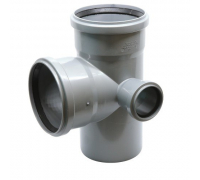 Крестовина 2-х пл. Ø110 * 110 * 50 * 90° (правая) ПВХ Flextron (8/1)