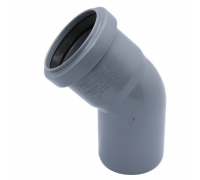 Отвод 50 х 45* ПВХ Flextron (100)