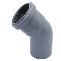 Отвод 50 х 45* ПВХ Flextron (100)