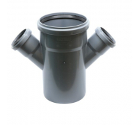 Крестовина Ø110 * 50 * 50* 45° ПВХ Flextron (15/1)