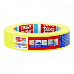Малярная лента желтая TESA четкий край 50м х 25мм