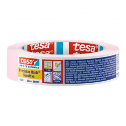 Малярная лента розовая TESA для деликатных поверхностей 50 м * 25 мм