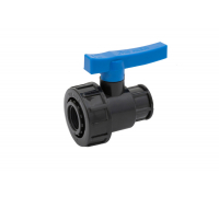 Кран шаровый ПНД Ø3/4" × 3/4" вн./вн.