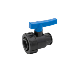 Кран шаровый ПНД Ø3/4" × 3/4" вн./вн.