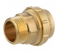 Муфта латунная с наружной резьбой для труб ПНД 32x11/4* ZEISSLER (40/5)
