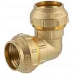 Угольник латунный для труб ПНД 25x25 ZEISSLER (35/5)