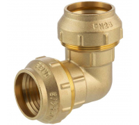 Угольник латунный для труб ПНД 32x32 ZEISSLER (20/2)