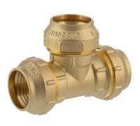 Тройник латунный для труб ПНД 32x32х32 ZEISSLER (15/1)