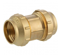 Муфта латунная для труб ПНД 32x32 ZEISSLER (30/2)
