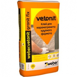 Клей для керамогранита Weber-Vetonit granit fix 25 кг