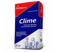 Клей для блоков из ячеистого бетона Euromix Clime 25 кг