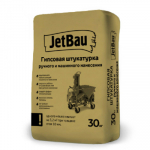 Штукатурка гипсовая Jetbau ручного и машинного нанесения Белая 30 кг