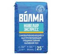 Финишная смесь пол наливной Волма Нивелир Экспресс быстродействующий трещиностойкий 25 кг