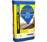 Базовая смесь ровнитель для пола Weber-Vetonit 5000 25 кг