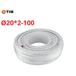 Труба металлополимерная Ø20 × 2.0 TIM (100) PEX-b/AL/PE (1)