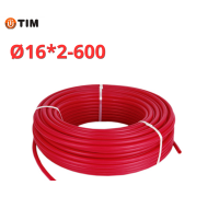 Сшитый полиэтилен PEX-b, Ø16 * 2.0 красный TIM (600)