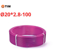 Сшитый полиэтилен PEX-b, Ø20 * 2.8 фиолетовый TIM (100)