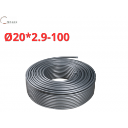 PEX-a/AL/PERT (Stabili) с алюминевым слоем, Ø20 × 2.9 серый ZEISSLER (100)