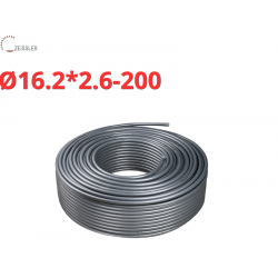 PEX-a/AL/PERT (Stabili) с алюминевым слоем, Ø16.2 × 2.6 серый ZEISSLER (200)