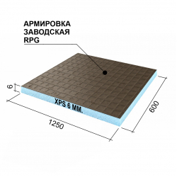 RPG Basic 1250х600х6 mm #1